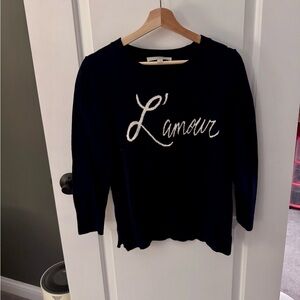 Navy blue Loft L'amour Sweater
